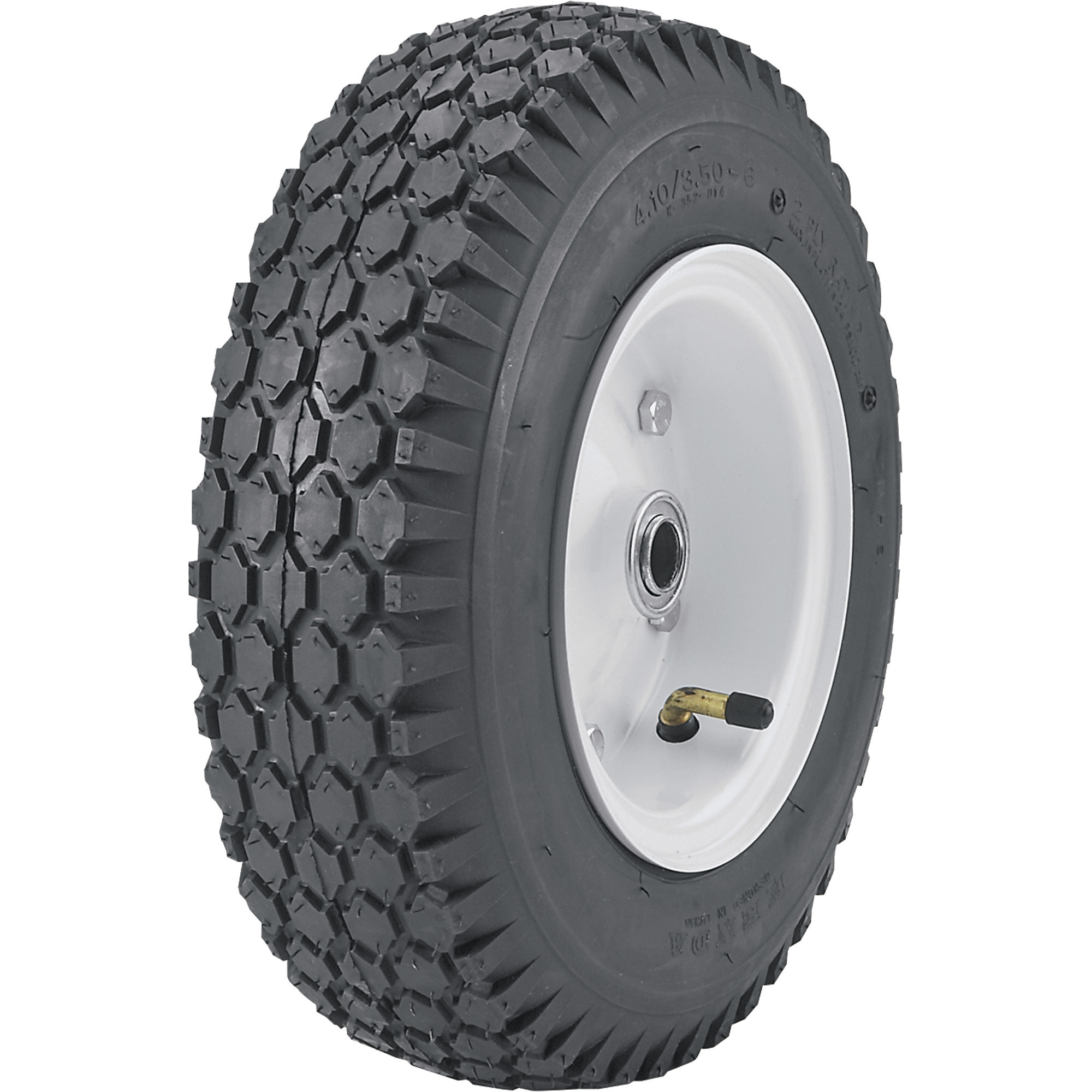 2-Pc. Split Rim Low-Speed Pneumatic Wheel Assembly, 12.5in. x 410/350 x 6